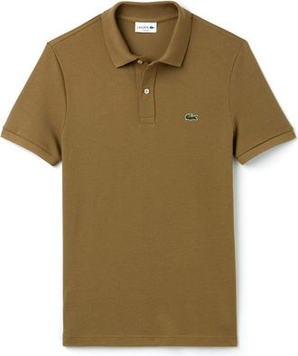 Lacoste Mens Ph4012 Polo Shirt, Beige (Dark Kraft F4z), XS