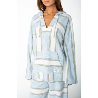 Roxy Wild & Free Hoodie in Cerulean at Nordstrom, Size Xx-Large