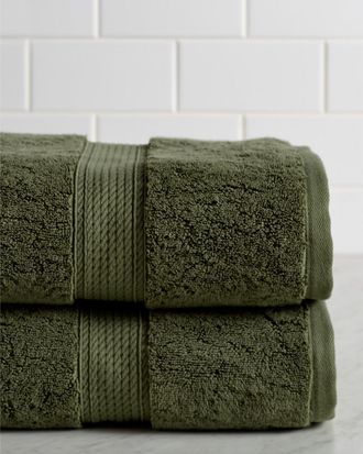 Superior Highly Absorbent 2Pc Ultra Plush Bath Egyptian Cotton Towel Set