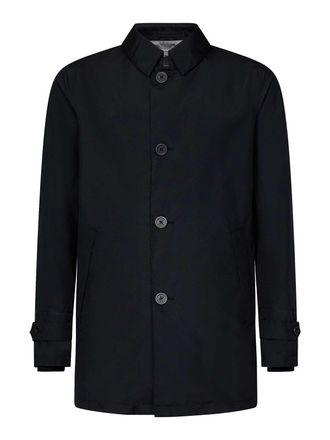 Herno Laminated Fabric Raincoat