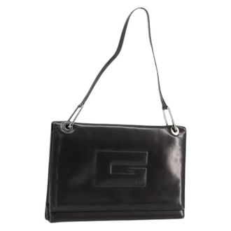Gucci Pre-owned Shoulder Bags, female, Black, Size: ONE SIZE Pre-owned Vintage Patent Leather Shoulder Bag