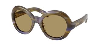 Prada PR D08SU 23G70G Womens Sunglasses Green Size 53