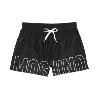 Moschino Badmode, Heren, Zwart, 2Xl, Polyester, Zwemshorts
