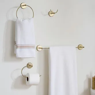 Ballard Designs Scalloped Bath Hardware - Toilet Paper Holder - Ballard Designs