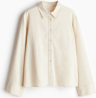 H&M Luftige Bluse - Beige