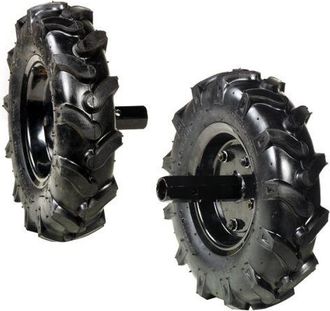 AMA Coppia Di Ruote Pneumatiche Motozappa Ama