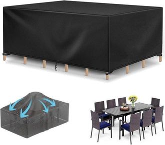OEM Lona Para Muebles De Jard&iacute;n - Funda Protectora Para Muebles - Protecci&oacute;n Para Exteriores - Impermeable Y Transpirable - 180x100x75cm - Negra