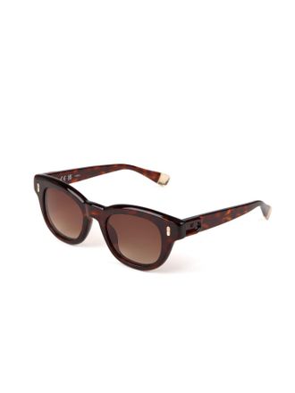 Furla Zonnebril Medium Glanzend Havana