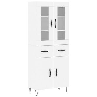 Berkfield Home Highboard White 69.5x34x180 cm Engineered Wood