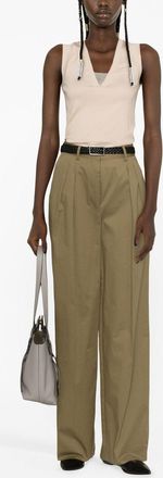 Brunello Cucinelli Brunello Cucinelli Womens Cotton Tank Top - Nude - Size X-Small