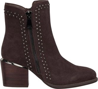 Alma En Pena Lage enkellaars met studs - Dames - Cowboylaarzen - Bruin - 37 EU - Schoenen