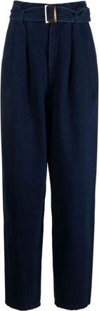 Closed Dames, Broeken, Blauw, Maat: W26 Katoen