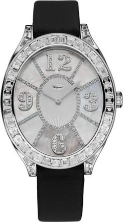 Chopard Pre-owned Chopard LHeure Du Diamant Diamond Mother of Pearl Dial Ladies Watch 139281-1004