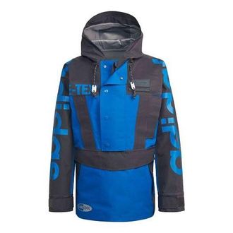 adidas originals Blue Version Series Alphabet Printing hooded Long Sleeves Jacket HD2235