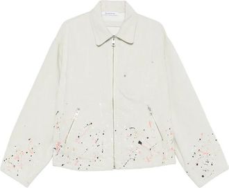 Études Studio zip-fastening overshirt - men - Organic Cotton/Recycled Cotton/Polyester/Cotton/Polyester - 48 - Neutrals