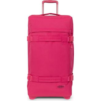 Eastpak Transitr M Wheeled Luggage in Pink at Nordstrom
