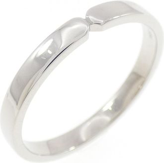 Herm&egrave;s Platinum Platinum 950 Band Ring (Pre-Owned)