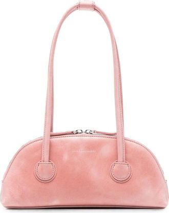 Marge Sherwood Tassen, Dames, Roze, ONE Size, Leer, Schoudertas