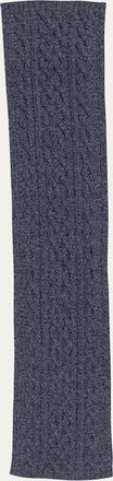 Loro Piana Mens Cable-Knit Cashmere Scarf