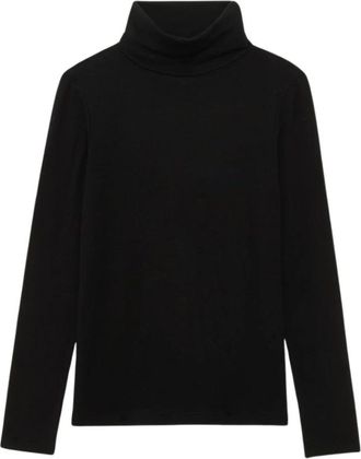 Ines De La Fressange Jade Top - Dames - Longsleeves - Zwart - XL - Wol - Tops