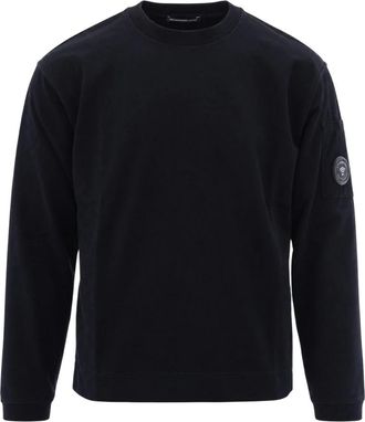 C.P. Company Girocollo Sweatshirt - Heren - Sweatshirts - Zwart - L - Katoen - Hoodies & sweatvesten
