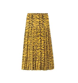 Rixo Yellow Tiger Print Rose Skirt Size XXS