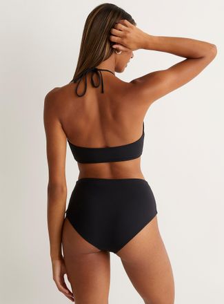 Simons Womens Cute recycled nylon high-rise bikini bottom At Ic&ocirc;ne