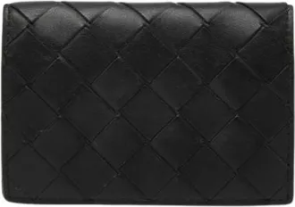 Bottega Veneta Pre-owned Wallets, male, Black, Size: ONE SIZE Pre-owned Card Case