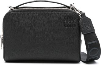 Loewe Mini Camera leather crossbody bag - unisex - CALFSKIN/Polyamide/Polyester/Cotton - One Size - Black
