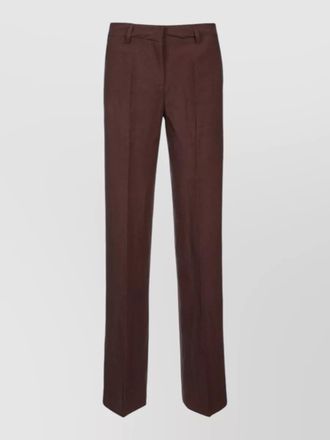 Ermanno Scervino tailored trousers belt loops front pleats straight
