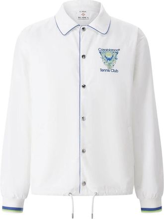 Casablanca Coach Jacket - Heren - Zomerjassen - Wit - XL - Jassen