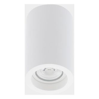 Leds - C4 Plafon De Techo Ges Surfaced Round 8w Blanco Ip23 302lm