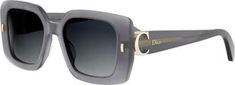Dior Initials S2I Zonnebril - unisex - Accessoires - Grijs - Maat: 53 MM