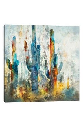 iCanvas Saguaro Forest Canvas Artwork in Blue Desert at Nordstrom Rack, Size 18X18