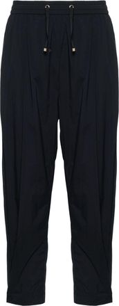 Herno dart-detailing trousers - women - Polyester/Polyamide/Elastane/Cotton - 40 - Black