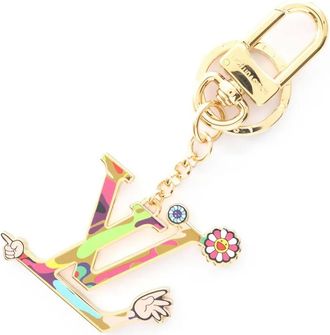 Louis Vuitton x Takashi Murakami Portachiavi Iconic Superflat 2025 - Oro