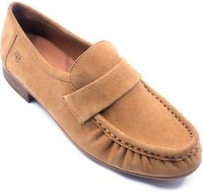 Gentle Souls Crew Woven Leather Loafer in Camel Suede at Nordstrom Rack, Size 5.5