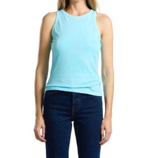 Cotton Citizen Standard Tank Top In Aqua