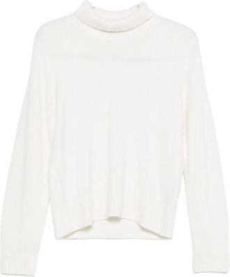 Seventy Truien & Vesten, Dames, Wit, M, Wol, Luxe Cashmere-Lana Topkleding Aw 25