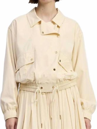 En Saison Elspeth Jacket In Butter Yellow