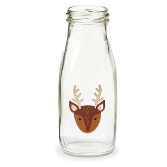 Tag Reindeer Milk Bottle Decorative Glass Vases for Christmas in Multicolored at Nordstrom