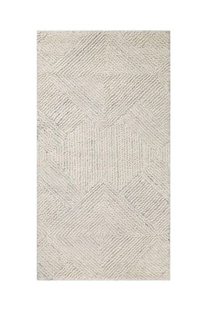Wecon Home Alfombra crudo dise&ntilde;o tufting a mano en relieve 70x140