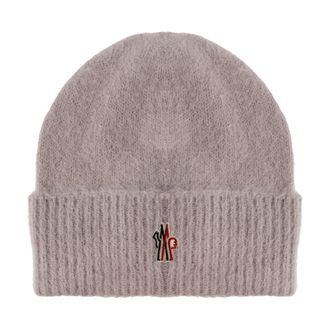 Moncler Grenoble Apres-Ski Beanie - Dames - Hoeden - Paars - ONE Size - Wol - Accessoires