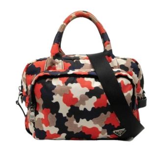 Prada Pre-owned Handbags, female, Multicolor, Size: ONE SIZE Pre-owned Vintage Handbag