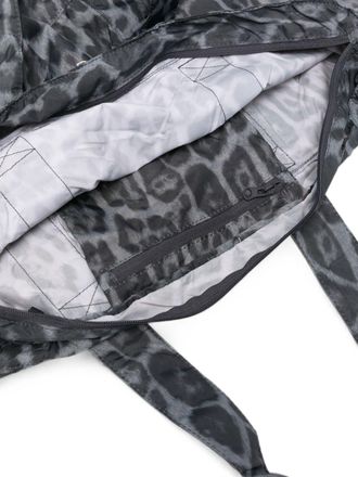 adidas by Stella McCartney Leopard-Print Tote Bag - Grey