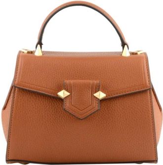 Pourchet S&egrave;vres Kleine Handtas - Dames - Handtassen - Bruin - ONE Size - Leer - Tassen