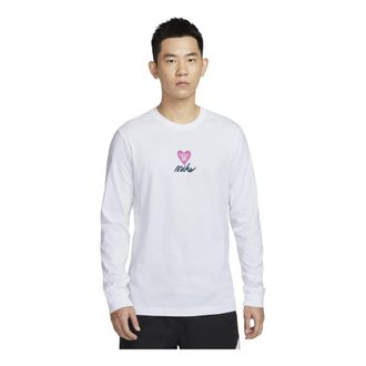Nike Sportswear Long Sleeved T-shirt Asia Sizing Valentines Day HV9808-100