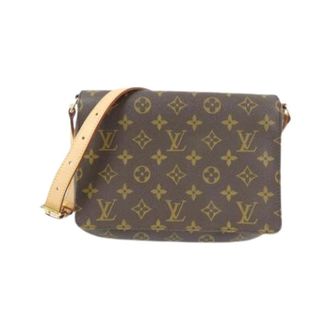 Louis Vuitton Pre-owned Cross Body Bags, female, Brown, Size: ONE SIZE Pre-owned Musette Tango Shoulder Bag
