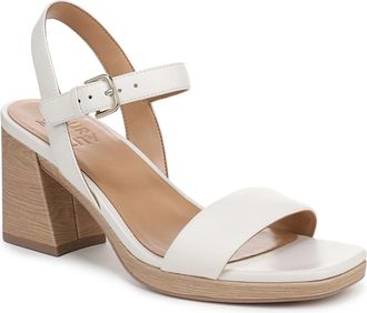Naturalizer Womens Naturalizer Rose Dress Sandals W White Leather Slingback VER741