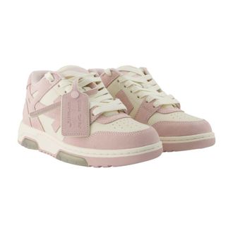 Off-white Womens Out Of Sneaker Pink Calfskin
